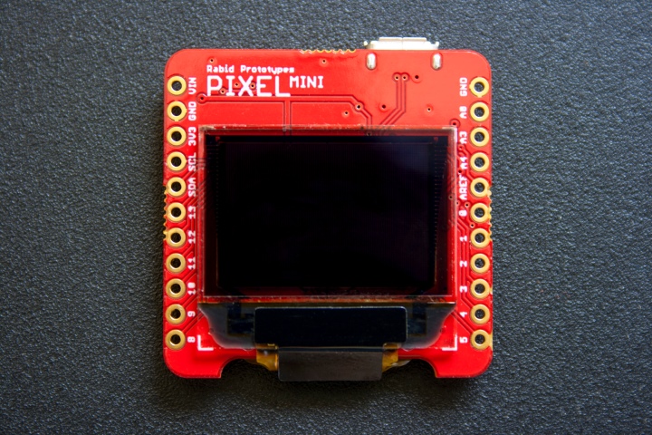 內建螢幕的開發板捲土再來，Pixel Mini尺寸更加迷你 | T客邦