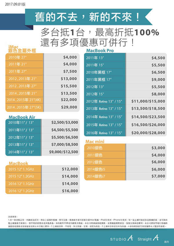 STUDIO A 開放預約新 iPhone 五大獨家省錢撇步  最低 0 元新機帶回家