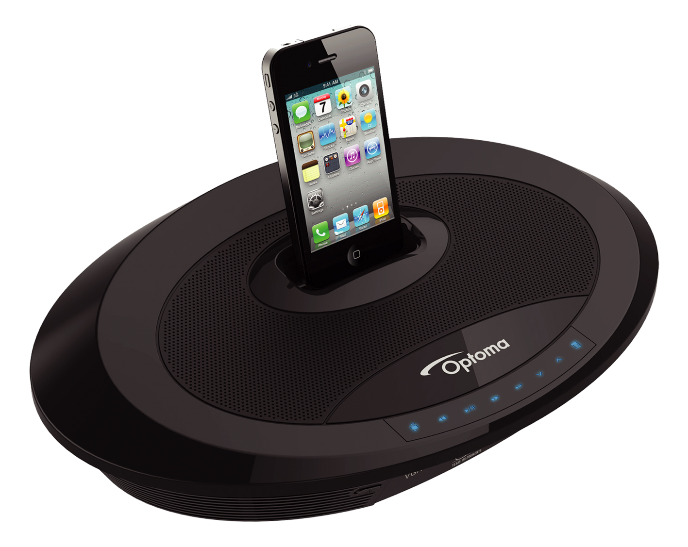 iphone 也有大画面 optoma 推出 iphone 底座投影机