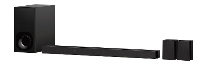 Sony 最新單件式環繞音響 HT-Z9F 可選搭專屬無線後環繞揚聲器 SA-Z9R，實現 5.1 聲道環繞音場。