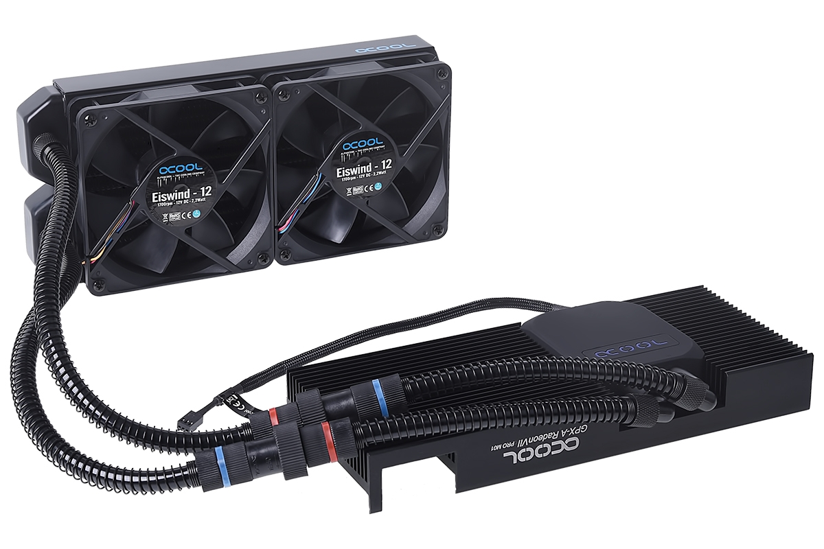 AMD Radeon VII 加裝一體式水冷，Alphacool 推出Eiswolf 240 GPX Pro