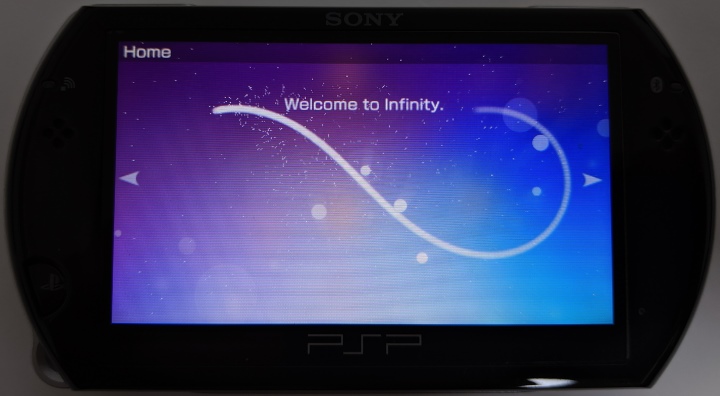 第二次進入安裝程式時，會顯示Welcome to Infinity字樣。