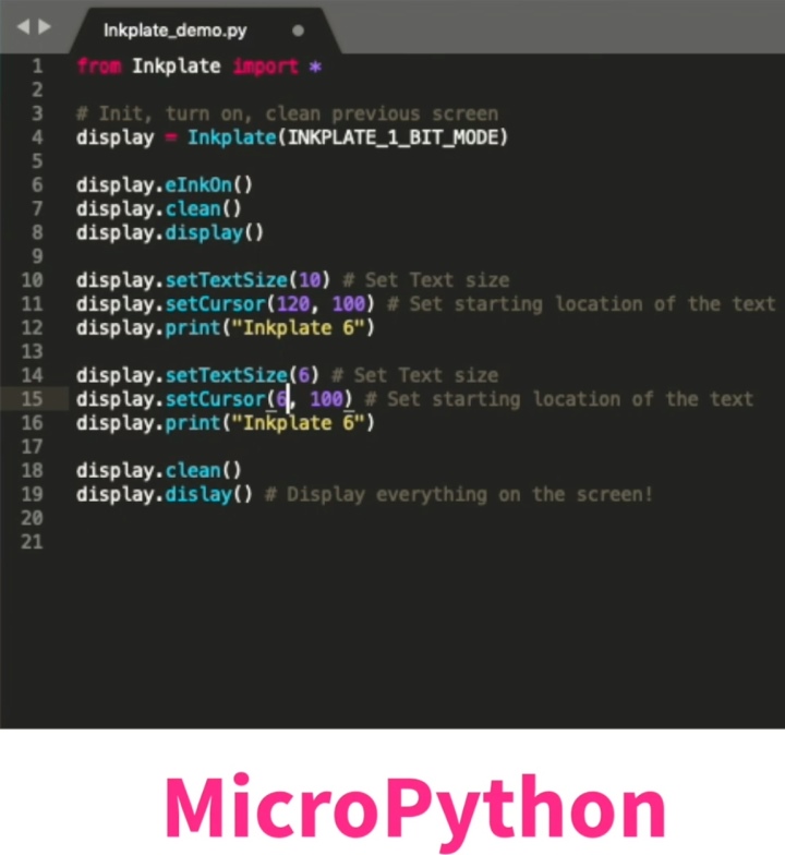 inkplate 6flick micropython - setting up inkplate with... Inkplate 6土砲E-Ink閱讀器,搭載ESP32微控制器並支援Arduino IDE與MicroPython | T客邦