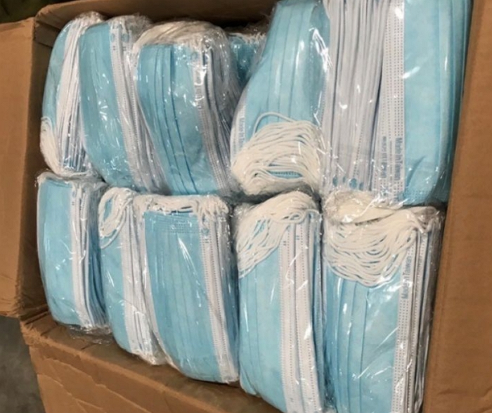 84萬片偽標MIT口罩查扣案，關務署表示初�調查無國家隊成員