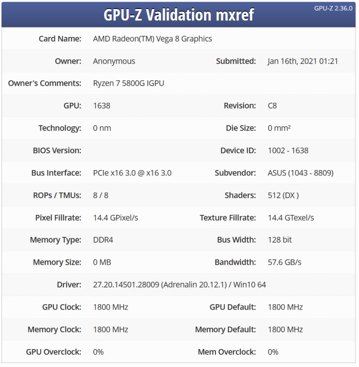 amd ryzen 5 5800g