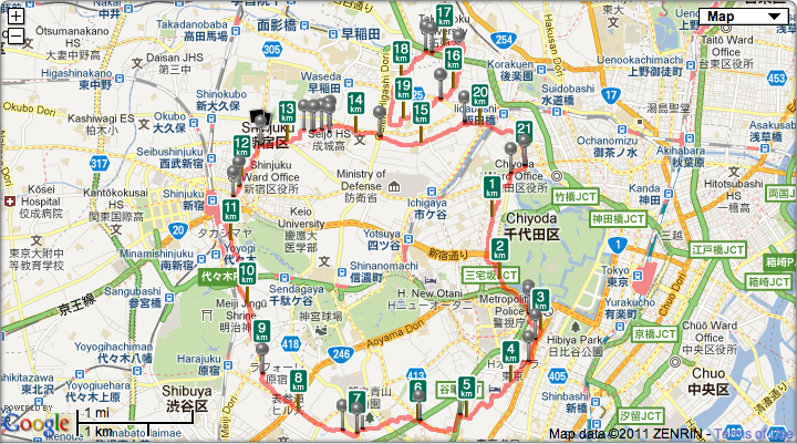 向賈伯斯致敬：帶著 iPhone 跑 21公里，畫出蘋果 logo