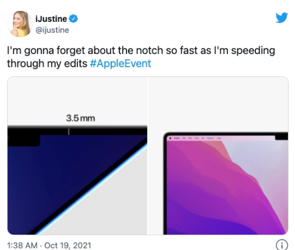 Apple's new MacBook Pro bangs are considered ugly, netizens put Cook on