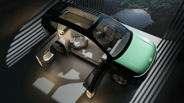 現代汽車展示SEVEN純電SUV概念車，主打公衛概念