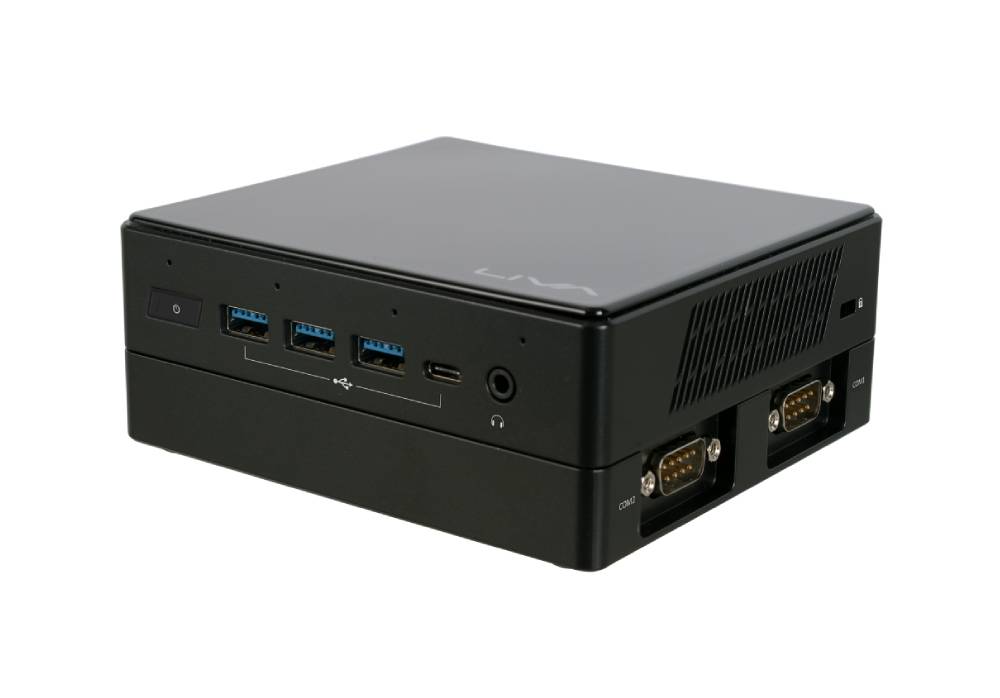 LIVA Z3E下方則多出1個「便當盒」，能夠額外擴充1組2.5吋硬碟。