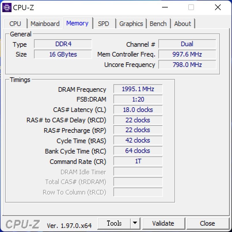 記憶體使用Team Xtreem ARGB DDR4-4000 8GB x 2。