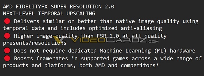 AMD FSR 2.0細節曝光：不但畫質更好，N卡/I卡都能用