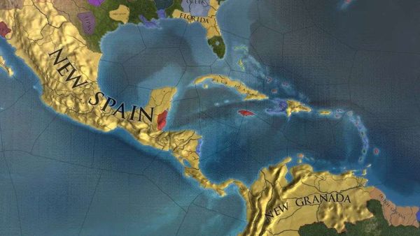 《陸風雲4》的擴充包《黃金世紀》講述了西牙王國在美洲殖民、掠奪的史