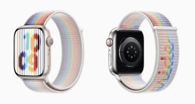 新款 Apple Watch 彩虹版錶環發布，同推出 Shot on iPhone 驕傲主題活動