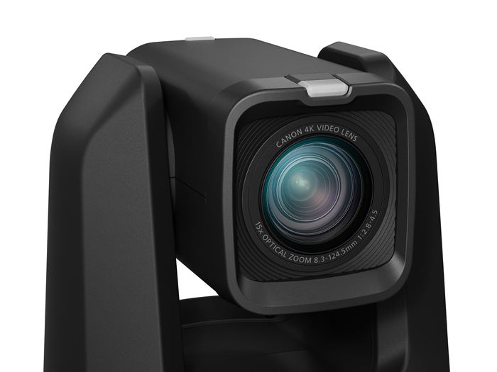 CR-N500 是 Canon首款逆光對焦PTZ 遠距攝影機，配備4K鏡與高達15倍的光變焦廣角視野，滿足各種拍攝需求。