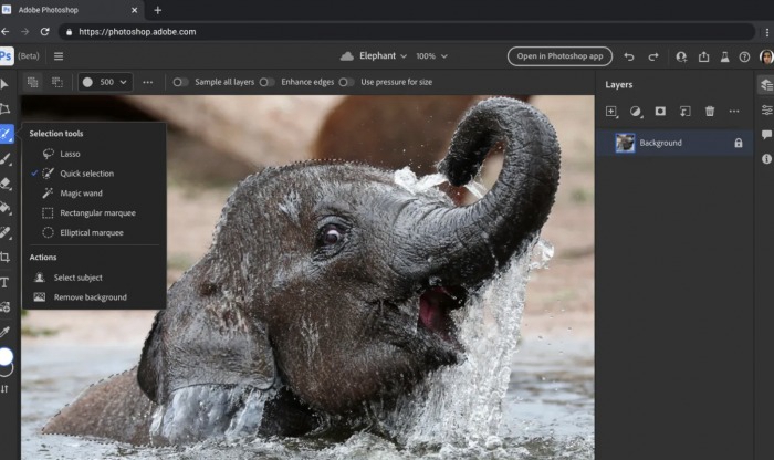 免費的Adobe Photoshop網路版快來了，圖層+核心編輯功能都有、Chrombook也能用