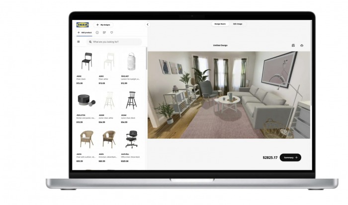 IKEA推出新的虛擬計工具，讓使用者查看家具在家的樣