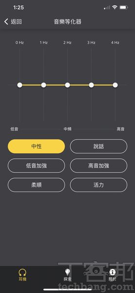 大多數運動耳機主打重低音強化技術，滿足運動人士喜愛聆聽節奏感強的音樂特性，另也能透過EQ調校方式客製想要的聽感。
