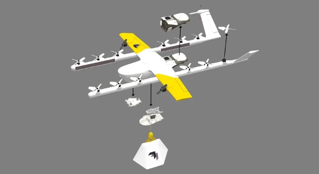 Alphabet旗下的Wing在研發更大、更多型態的無人機，因為「運送藥品與運送牛奶所需的飛機不一樣」