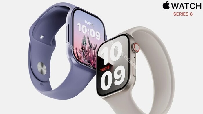 Apple Watch Series 8假想圖。