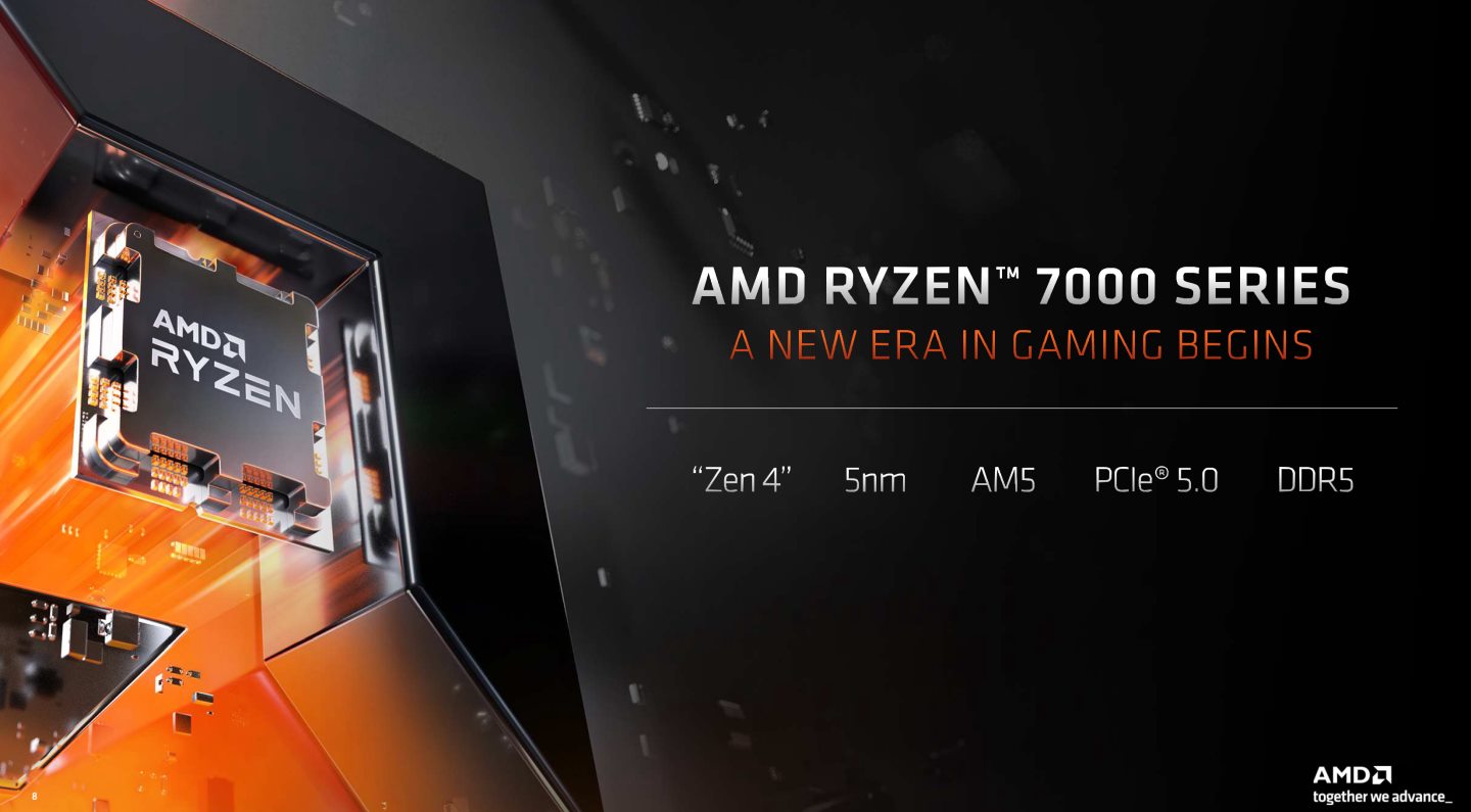 Ryzen 7000系列處理器具有許多創新之處，包括Zen 4架構、5nm節點製程、AM5平台、PCIe Gen5匯流排、DDR5記憶體。