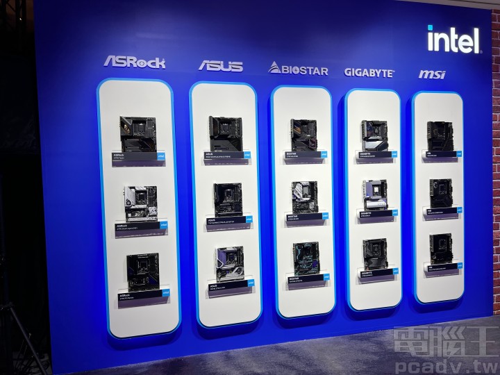 Intel Taiwan Open House現場直擊，Z790主板一排開，Arc顯示卡實體終於現身！