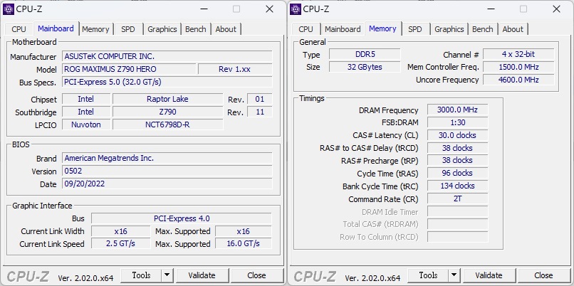 雖然這次使用的記憶體僅支援AMD提出的EXPO自動超頻，而不支援Intel的X.M.P，但在BIOS/UEFI選單開啟D.O.C.P功能仍可自動為記憶體超頻，達到DDR-6000的速度。
