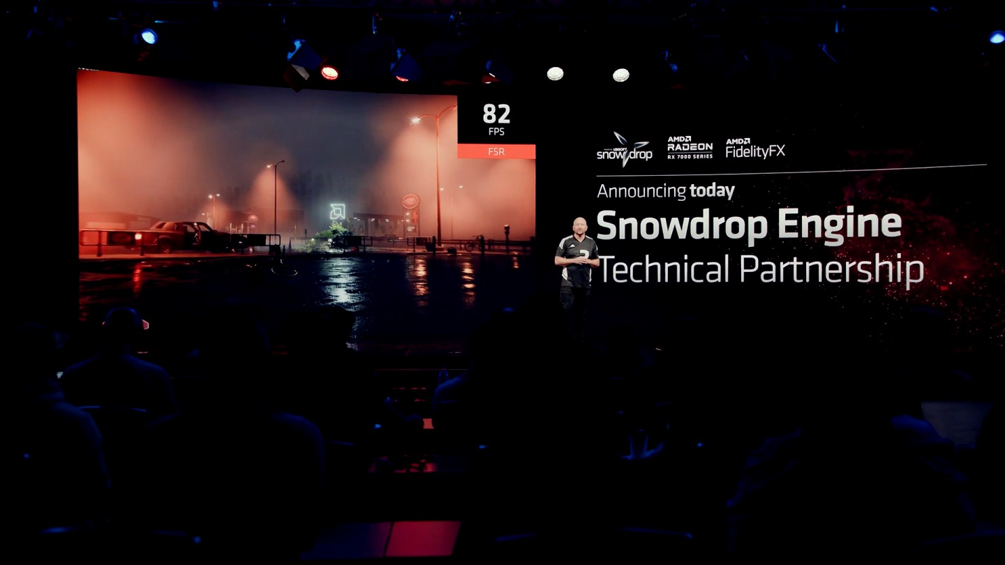 AMD也與Ubisoft合作推出Snowdrop引擎，帶來更逼真的光影效果。