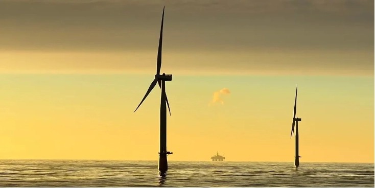 挪威開發出世界上最大的漂浮式海上風電場，卻是用來為北海的海上油田發電