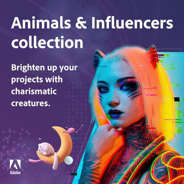 Adobe創意視覺報告：迷幻、真實、復古和動物風將在2023年引領市場趨勢