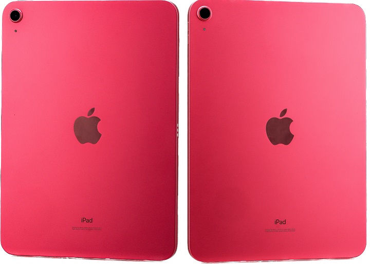 粉紅色是 iPad 首次出現的顏色，彩度及飽和度都很高，與 Pro 系列沉穩的配色不同，也帶出不同的風格，且金屬材質下的光澤不失質感。