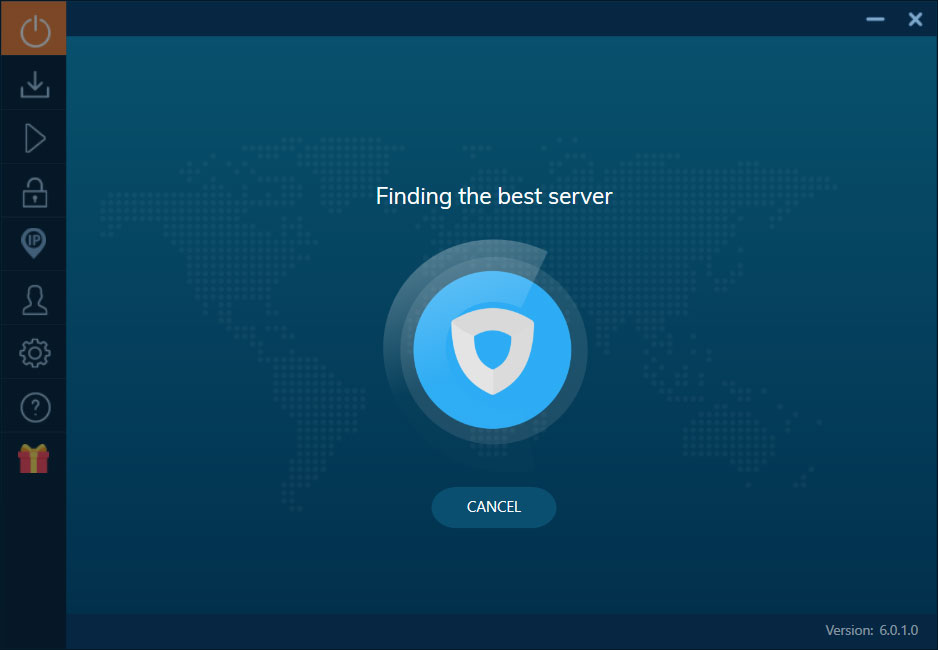 點選連線後，Ivacy VPN 會自動選擇連結的最佳伺服器。