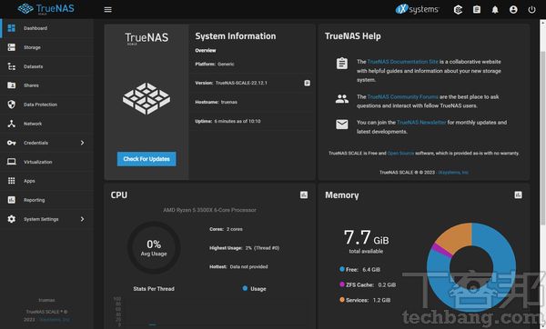 Truenas Computer NAS自己做,舊電腦DIY30分鐘利用TrueNAS套件免費建立你的私人雲端硬碟 | T客邦
