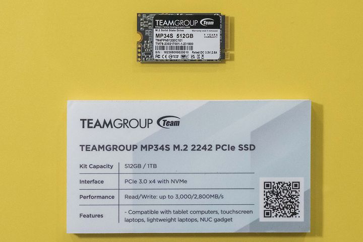 今年 4 月剛推出的 TEAMGROUP MP44S 及 MP34S M.2 PCIe 4.0 SSD，主要針對掌上型遊樂器、平板電腦、輕薄型記型電腦、NUC 類型的裝置計。