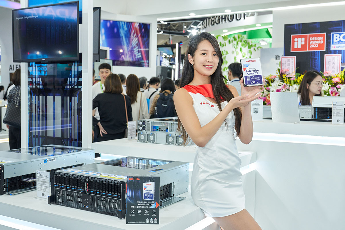 【COMPUTEX 2023】Toshiba 攜手四大品牌推出多元儲解決方案，包括企級 MG10 系列 20TB 與 NAS 專用 N300 系列 18TB 硬碟！
