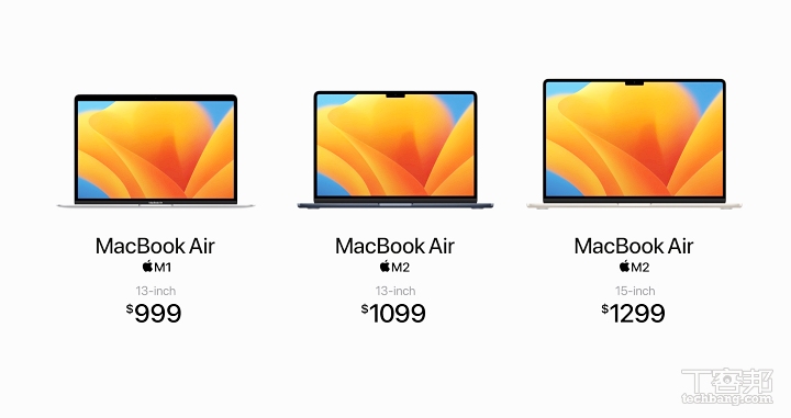 蘋果推出 15 吋 Macbook Air，採用 M2 處理器、續航力達 18 小時