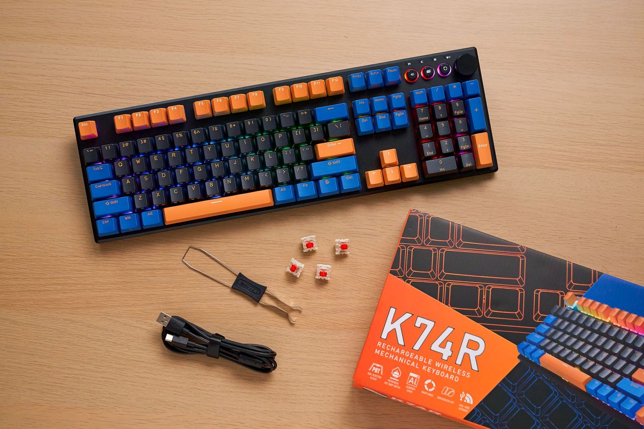 熱插拔、有線無線雙模、RGB，一次滿足所有願望的 iRocks K74R 無線機械式鍵盤