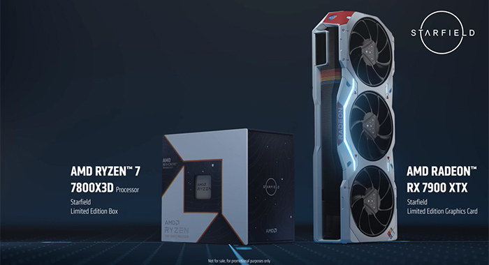 AMD發表限量版《星空Starfield》AMD Radeon顯示卡產品以及Ryzen處理器包裝