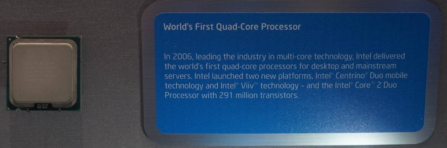 2007年推出的Core 2 Quad是首款4核心處理器。