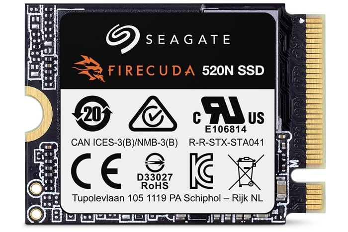 希捷推出FireCuda 520N SSD：M.2 2230尺寸專為掌機計、最大可選2TB