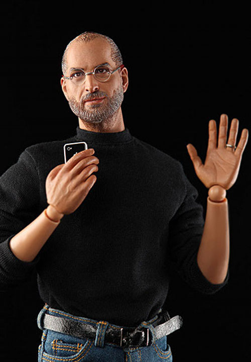 賈伯斯可動式紀念人形上市，高12吋、要價100美元 T客邦