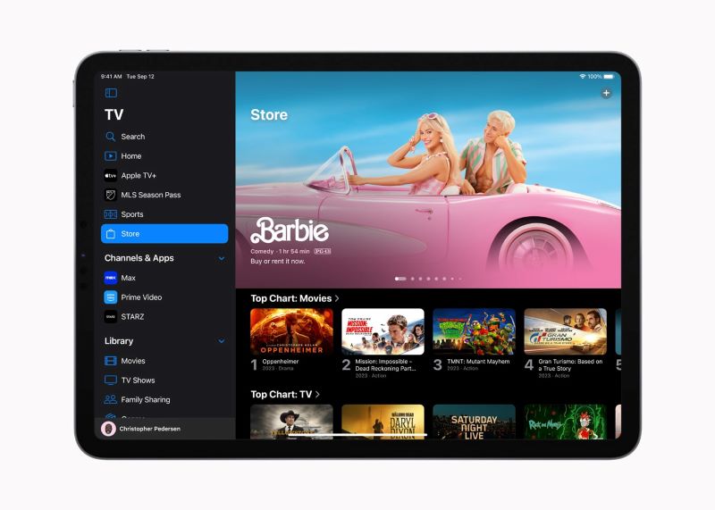 Apple TV app 更新的 Store 標籤頁將電影和電視節目結合進一項服務。