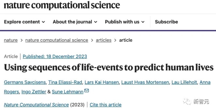 「AI 算命」新模型Life2vec成功預測亡時間，這篇論文的實際內容在講什麼？