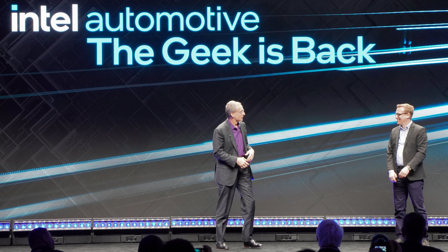 Intel總裁Pat Gelsinger也親自出活動展現進入車用市場的決心。