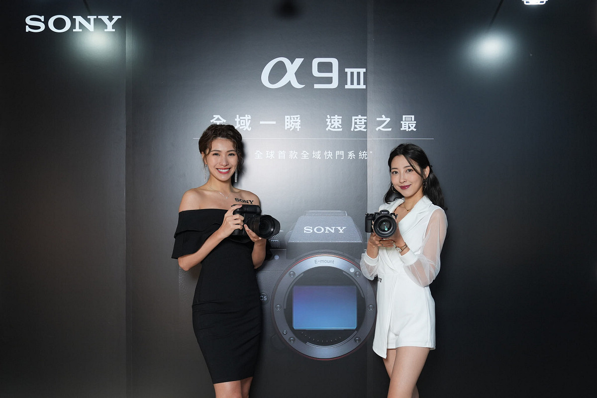 Sony全球首款全域快門無反相機A9 III在台發表，建售價184,980元