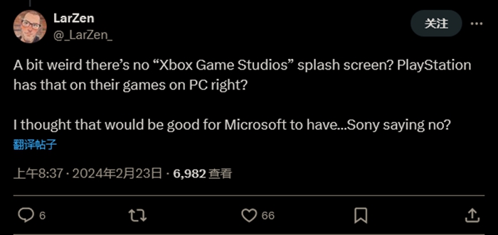 微軟遊戲登陸PS5後「Xbox遊戲工作室」動畫標識不見了，玩家批評索尼不想讓Xbox標誌出現在PS上