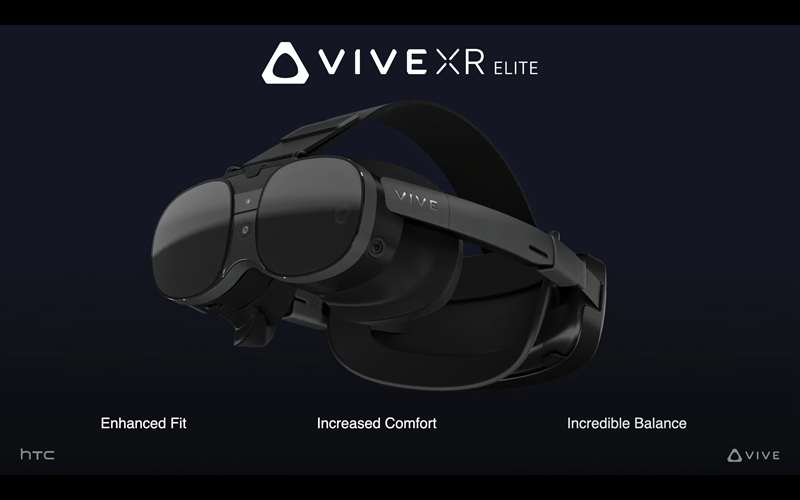 全新VIVE XR Elite商版(內含全新臉部襯架、舒適帶及鏡架安全扣環)
