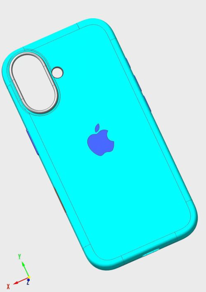 iPhone 16計CAD圖樣曝光，相機模組近似 iPhone X 、「捕捉」按鈕的位置曝光