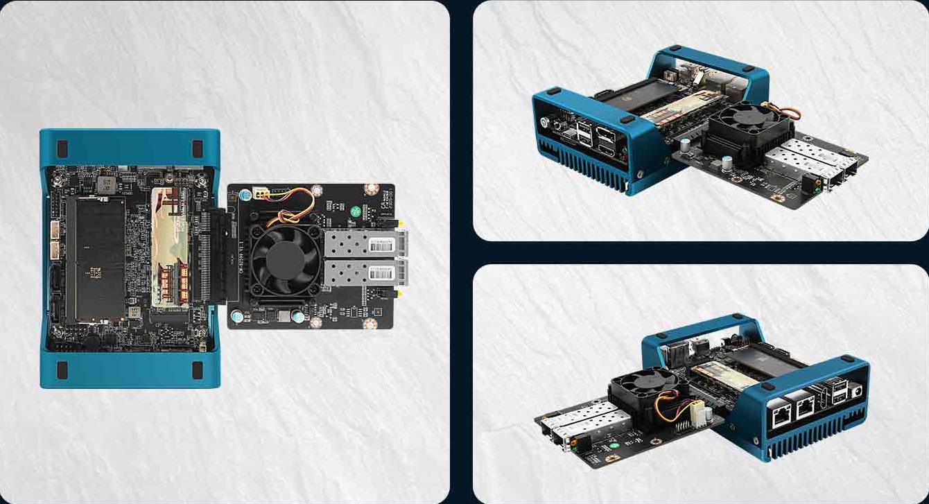 使用者可以透過PCIe x8插槽安裝各種擴充卡。