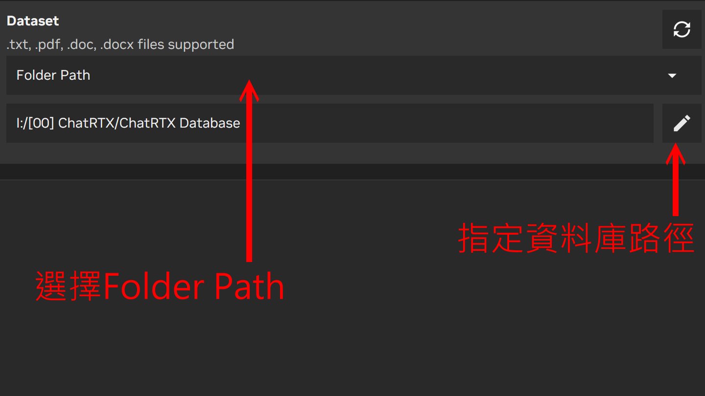 我們在Dataset選項中選擇「Folder Path」，並指定存有文字、圖片檔案的資料庫路徑。