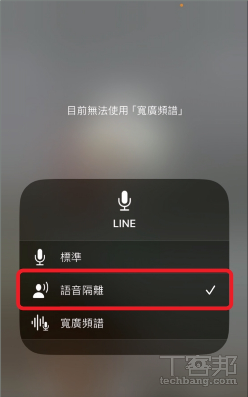 如何使用 iPhone 語音隔離？